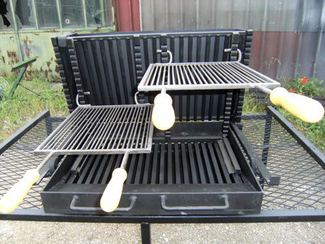 barbecue-vertical-gril-reglable